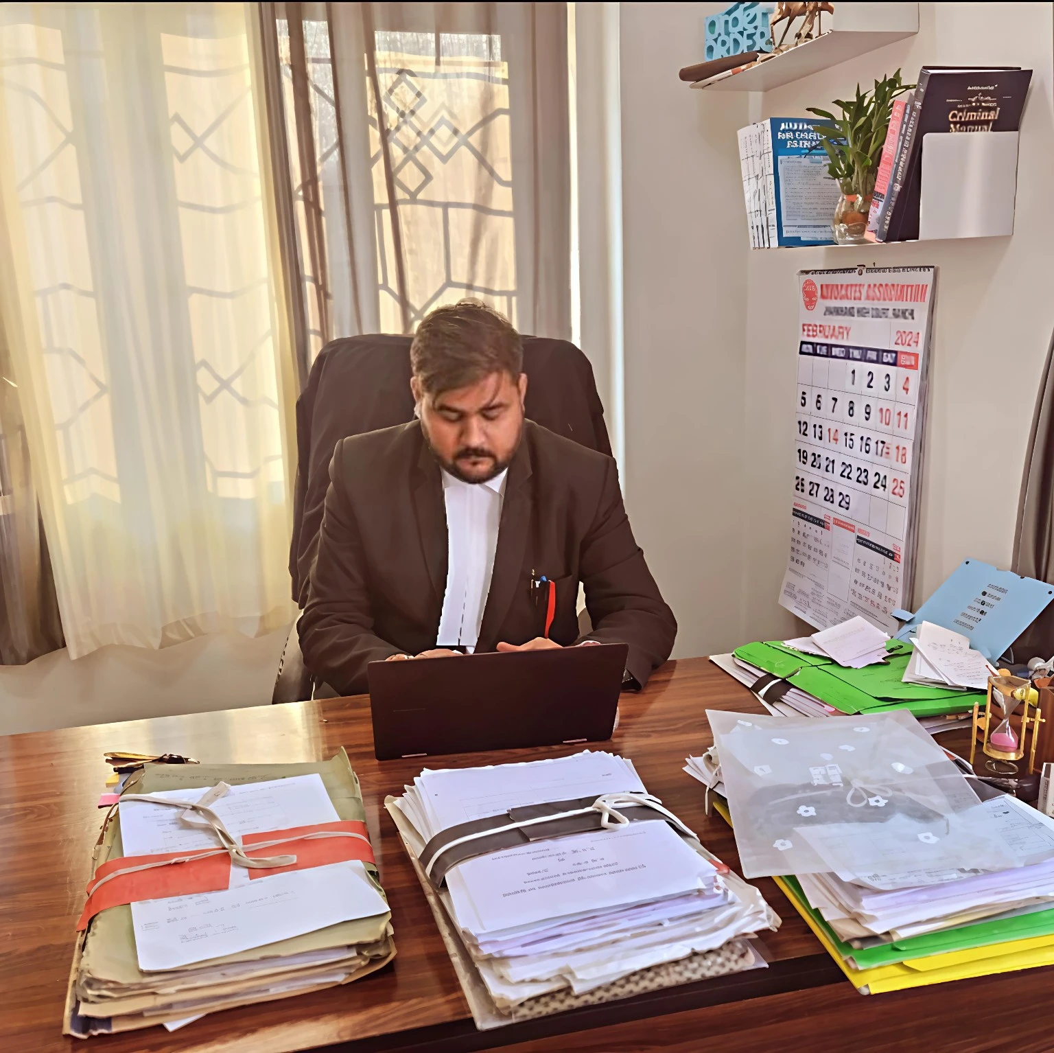 Portrait of Advocate Chandan Tiwari